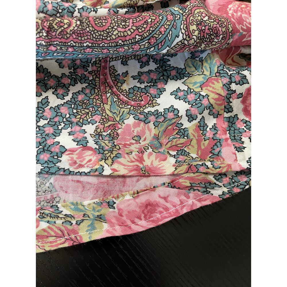 Beautiful Vintage 80's Victorian Floral Midi Dress - Picture 10 of 16